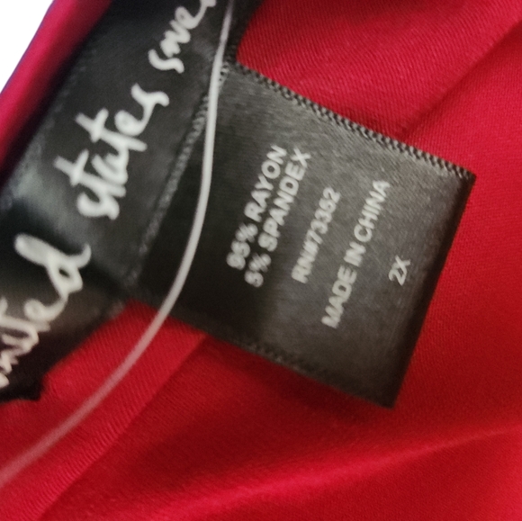 NWT United States Sweaters Furry Llama Long Sleeve Top  Size 2X - Picture 2 of 7